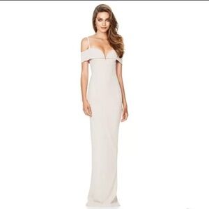 NWT NOOKIE • Pretty Woman Gown in‎ Sand